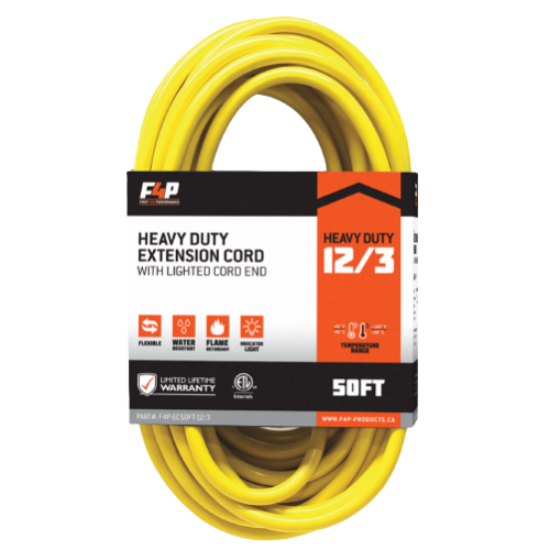 $12/mo - Finance 50 ft 10 Gauge Heavy Duty Indoor Outdoor Extension Cord  125 Volt, 1875 watt, 5-15P/R, UL Listed 10 Gauge Extension Cord 3 Prong 50  ft (50 ft 10 Gauge)